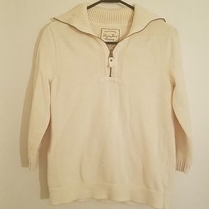 Ralph Lauren Jeans Co Ecru Wonens Sweater Size Sm